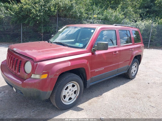 Продажа на аукционе авто 2012 Jeep Patriot Sport, vin: 1C4NJRBB5CD576864, номер лота: 45783741