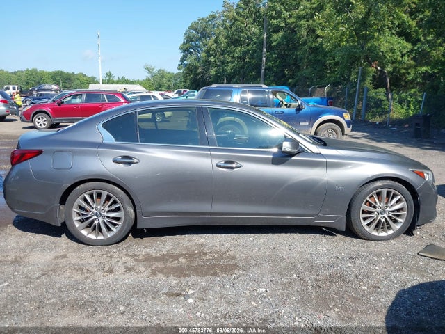 45783776 :رقم المزاد ، JN1EV7AR7JM432613 vin ، 2018 Infiniti Q50 3.0t Luxe مزاد بيع