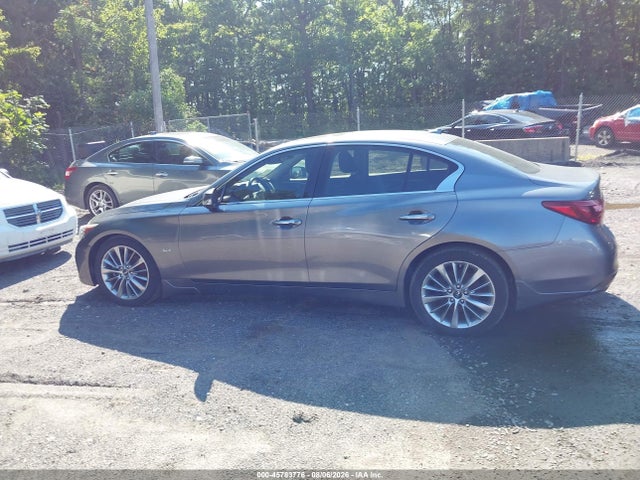 45783776 :رقم المزاد ، JN1EV7AR7JM432613 vin ، 2018 Infiniti Q50 3.0t Luxe مزاد بيع