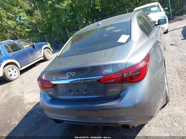 45783776 :رقم المزاد ، JN1EV7AR7JM432613 vin ، 2018 Infiniti Q50 3.0t Luxe مزاد بيع