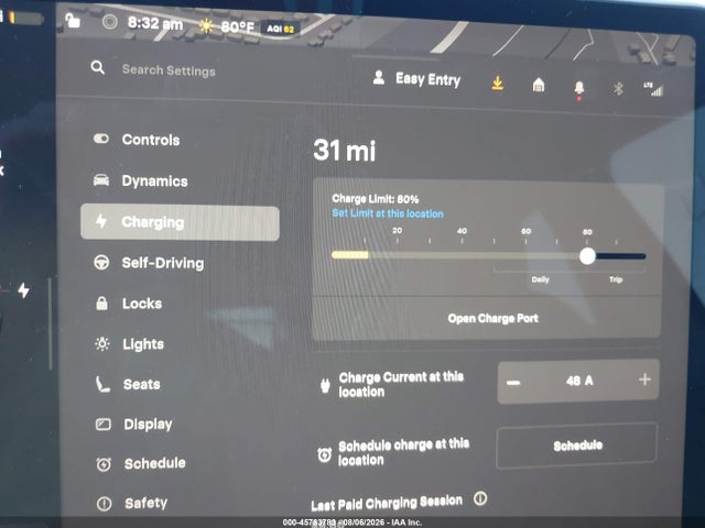 Продаж на аукціоні авто 2025 Tesla Model Y Long Range Dual Motor All-wheel Drive, vin: 7SAYGDEE6SA343720, номер лоту: 45783783
