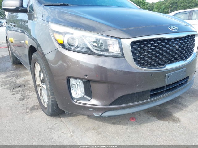 45783799 :رقم المزاد ، KNDMC5C13G6147480 vin ، 2016 Kia Sedona Sx مزاد بيع