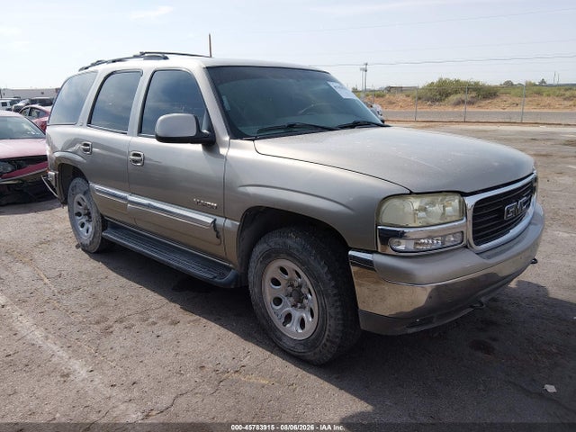 2001 Gmc Yukon Sle/slt მანქანა იყიდება აუქციონზე, vin: 1GKEK13T81J134640, აუქციონის ნომერი: 45783915