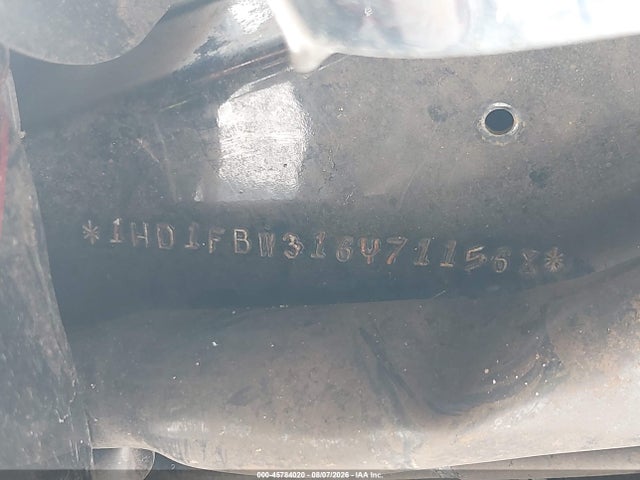 45784020 :رقم المزاد ، 1HD1FBW316Y711568 vin ، 2006 Harley-davidson Flhri مزاد بيع
