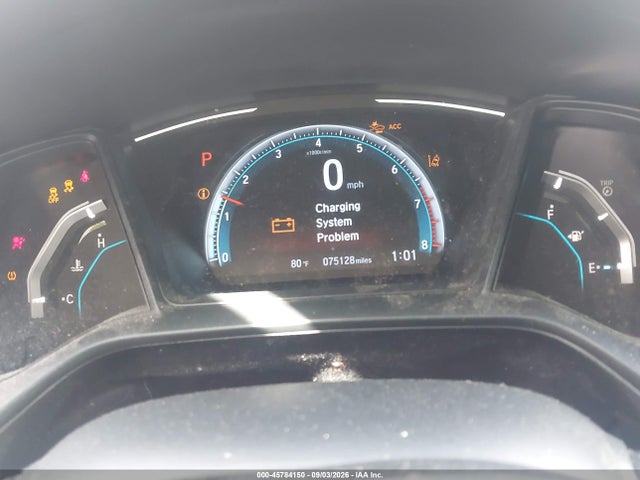 2019 Honda Civic Lx მანქანა იყიდება აუქციონზე, vin: 2HGFC2F68KH538535, აუქციონის ნომერი: 45784150