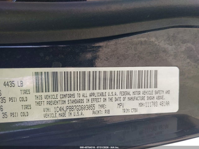 Jeep Patriot Sport 2016 1C4NJPBB7GD603055 Image 9