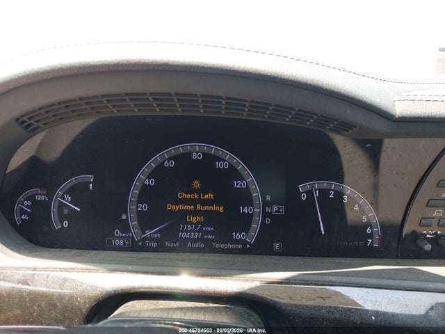 45784553 :رقم المزاد ، WDDNG9EB8DA528732 vin ، 2013 Mercedes-benz S 550 4matic مزاد بيع