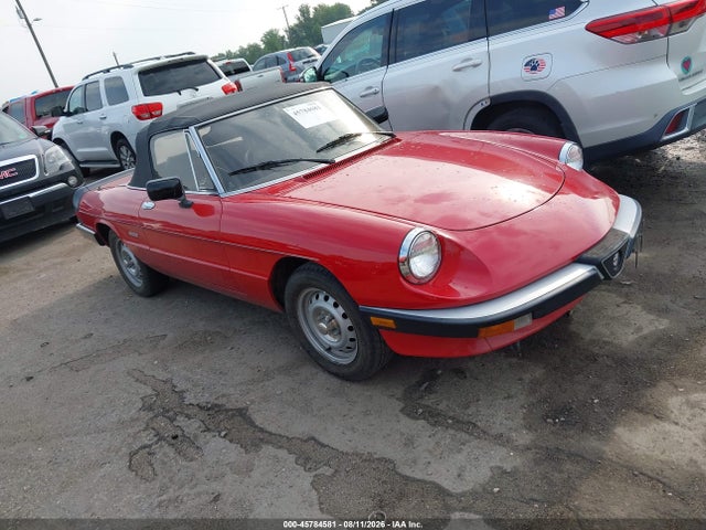 Aukcja sprzedaży 1987 Alfa Romeo Spider Graduate, vin: ZARBA5648H1045552, numer aukcji: 45784581