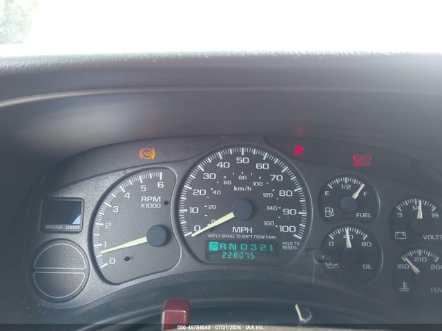 Aukcja sprzedaży 2001 Gmc Sierra 1500 Sle, vin: 1GTEK19T41E156940, numer aukcji: 45784640