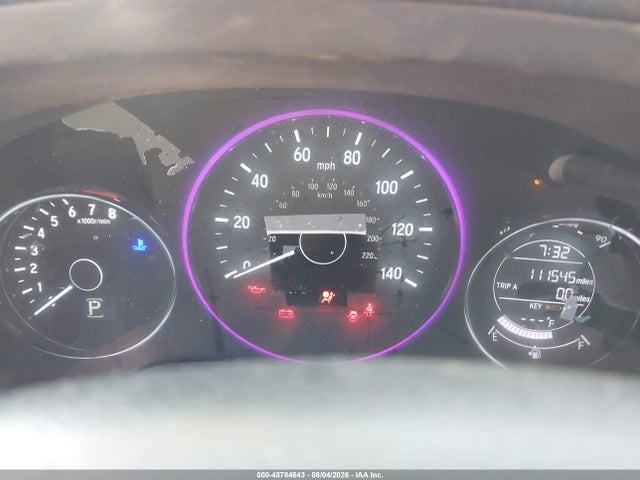 45784643 :رقم المزاد ، 3CZRU5H70HM705684 vin ، 2017 Honda Hr-v Ex-l مزاد بيع