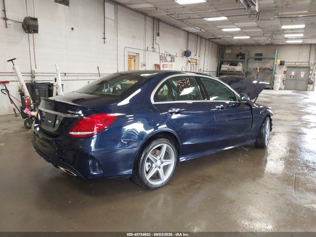 45784652 :رقم المزاد ، 55SWF4KB1HU199733 vin ، 2017 Mercedes-benz C 300 Sport 4matic مزاد بيع