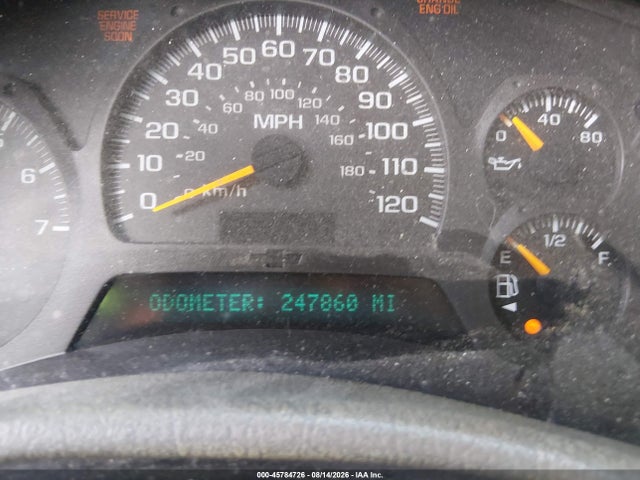 Aukcja sprzedaży 2002 Chevrolet Trailblazer Ext Lt, vin: 1GNET16S626118203, numer aukcji: 45784726