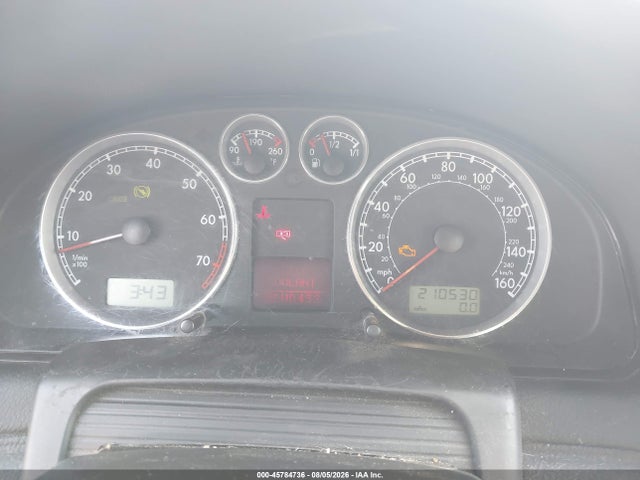 2003 Volkswagen Passat Glx მანქანა იყიდება აუქციონზე, vin: WVWTH63B03P391006, აუქციონის ნომერი: 45784736