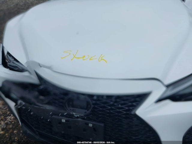 45784746 :رقم المزاد ، JTHGZ1E23R5037594 vin ، 2024 Lexus Is 350 F Sport مزاد بيع