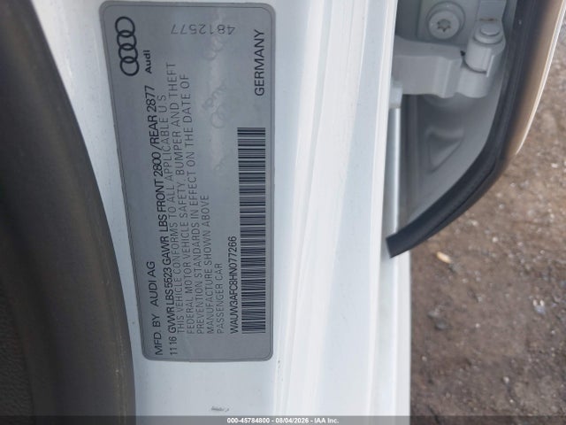 WAUW3AFC8HN077266 Audi A7 Competition Prestige