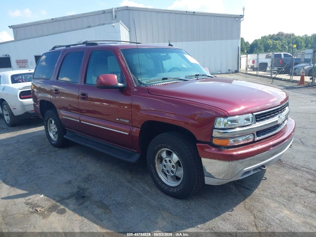 2002 Chevrolet Tahoe Lt მანქანა იყიდება აუქციონზე, vin: 1GNEK13Z12R207289, აუქციონის ნომერი: 45784826