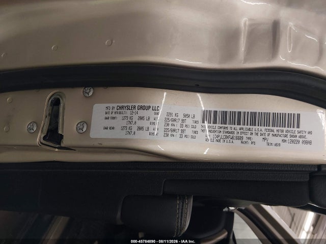 Продаж на аукціоні авто 2015 Jeep Cherokee Latitude, vin: 1C4PJLCBXFW616689, номер лоту: 45784890