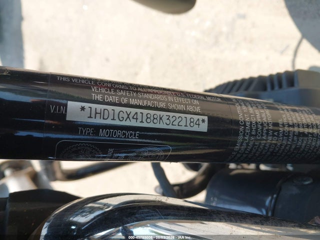 Продаж на аукціоні авто 2008 Harley-davidson Fxdbi, vin: 1HD1GX4188K322184, номер лоту: 45785008