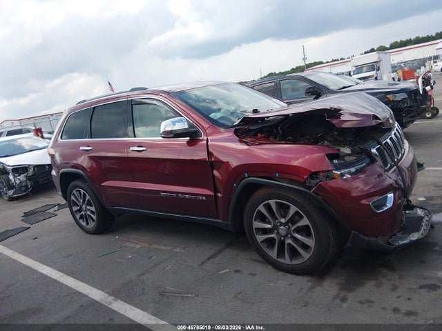 Продаж на аукціоні авто 2018 Jeep Grand Cherokee Limited 4x2, vin: 1C4RJEBG9JC339593, номер лоту: 45785019