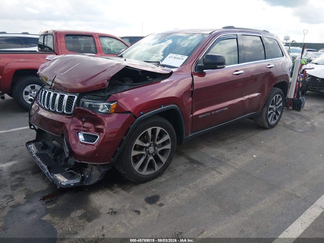 Продаж на аукціоні авто 2018 Jeep Grand Cherokee Limited 4x2, vin: 1C4RJEBG9JC339593, номер лоту: 45785019