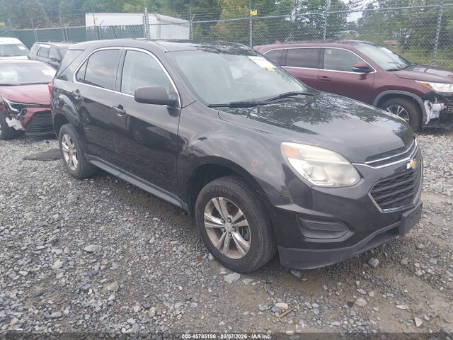 2016 Chevrolet Equinox Ls მანქანა იყიდება აუქციონზე, vin: 1GNALBEK6GZ105835, აუქციონის ნომერი: 45785196
