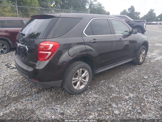 2016 Chevrolet Equinox Ls მანქანა იყიდება აუქციონზე, vin: 1GNALBEK6GZ105835, აუქციონის ნომერი: 45785196