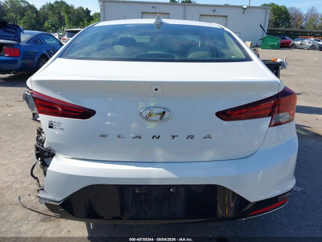 2019 Hyundai Elantra Sel მანქანა იყიდება აუქციონზე, vin: 5NPD84LF4KH464271, აუქციონის ნომერი: 45785264