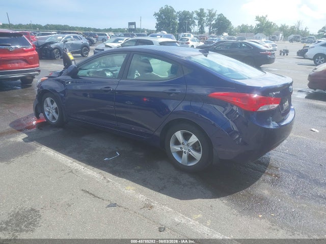 2013 Hyundai Elantra Gls მანქანა იყიდება აუქციონზე, vin: 5NPDH4AE5DH251097, აუქციონის ნომერი: 45785282