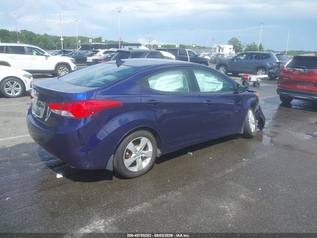 2013 Hyundai Elantra Gls მანქანა იყიდება აუქციონზე, vin: 5NPDH4AE5DH251097, აუქციონის ნომერი: 45785282