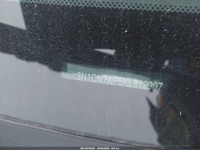 45785291 :رقم المزاد ، 3N1CN7AP5KL812907 vin ، 2019 Nissan Versa 1.6 Sv مزاد بيع