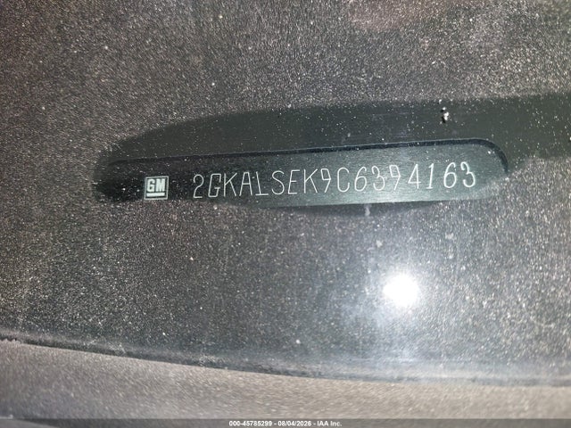 2012 Gmc Terrain Sle-2 მანქანა იყიდება აუქციონზე, vin: 2GKALSEK9C6394163, აუქციონის ნომერი: 45785299