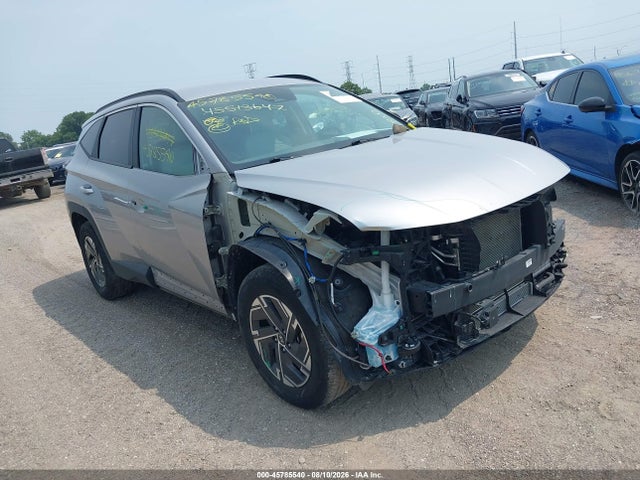 45785540 :رقم المزاد ، KM8JBDD16SU314719 vin ، 2025 Hyundai Tucson Hybrid Blue مزاد بيع