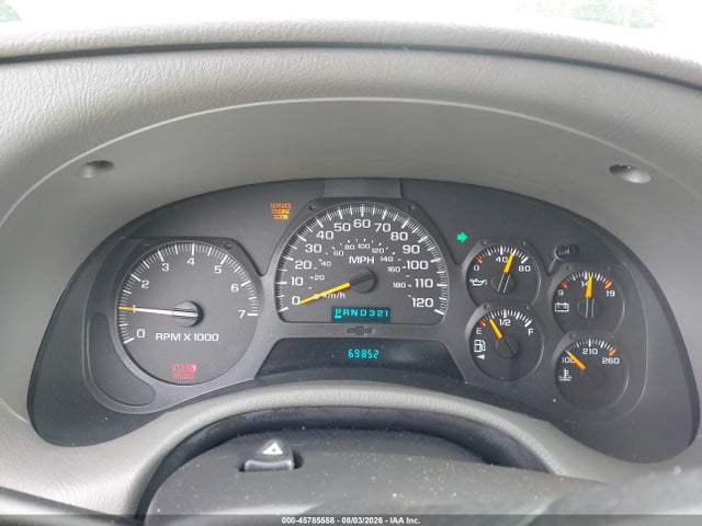 Aukcja sprzedaży 2004 Chevrolet Trailblazer Lt, vin: 1GNDS13S042289462, numer aukcji: 45785558