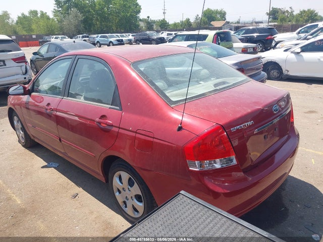 Aukcja sprzedaży 2009 Kia Spectra Ex, vin: KNAFE221895634098, numer aukcji: 45785633