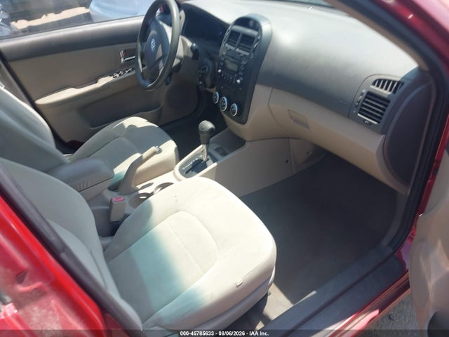 Aukcja sprzedaży 2009 Kia Spectra Ex, vin: KNAFE221895634098, numer aukcji: 45785633