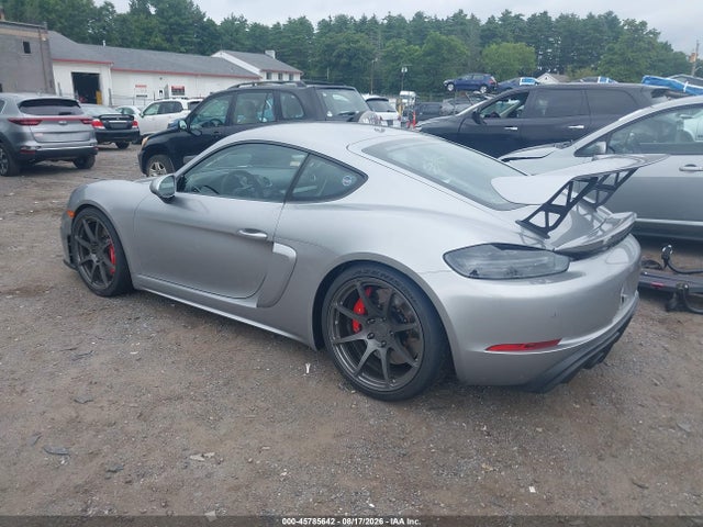 2022 Porsche 718 Cayman Gt4 მანქანა იყიდება აუქციონზე, vin: WP0AC2A89NS275230, აუქციონის ნომერი: 45785642
