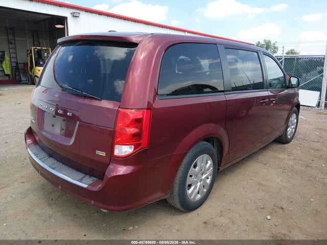 2018 Dodge Grand Caravan Se მანქანა იყიდება აუქციონზე, vin: 2C4RDGBG2JR254878, აუქციონის ნომერი: 45785680