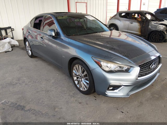 2019 Infiniti Q50 3.0t Luxe მანქანა იყიდება აუქციონზე, vin: JN1EV7AP7KM516978, აუქციონის ნომერი: 45785732