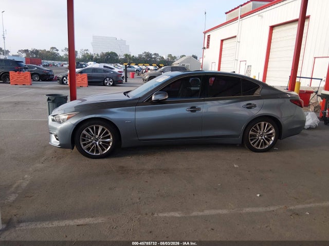 2019 Infiniti Q50 3.0t Luxe მანქანა იყიდება აუქციონზე, vin: JN1EV7AP7KM516978, აუქციონის ნომერი: 45785732