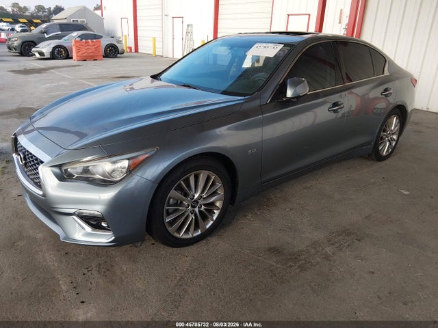 2019 Infiniti Q50 3.0t Luxe მანქანა იყიდება აუქციონზე, vin: JN1EV7AP7KM516978, აუქციონის ნომერი: 45785732
