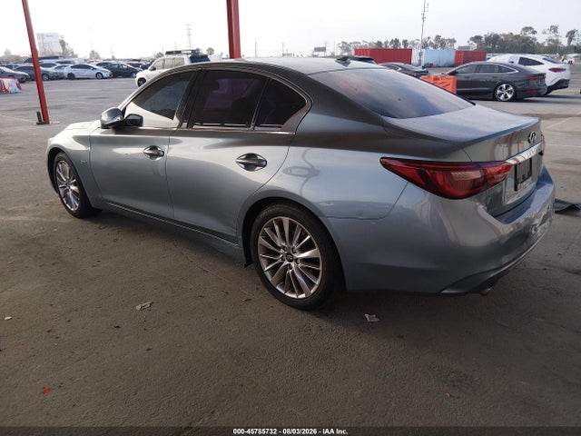 2019 Infiniti Q50 3.0t Luxe მანქანა იყიდება აუქციონზე, vin: JN1EV7AP7KM516978, აუქციონის ნომერი: 45785732