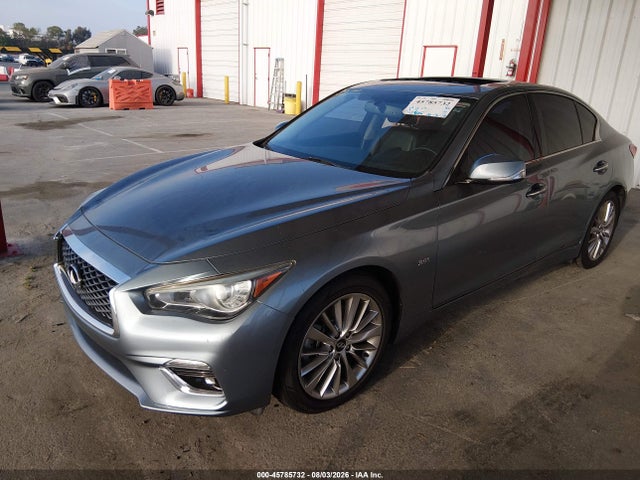 2019 Infiniti Q50 3.0t Luxe მანქანა იყიდება აუქციონზე, vin: JN1EV7AP7KM516978, აუქციონის ნომერი: 45785732