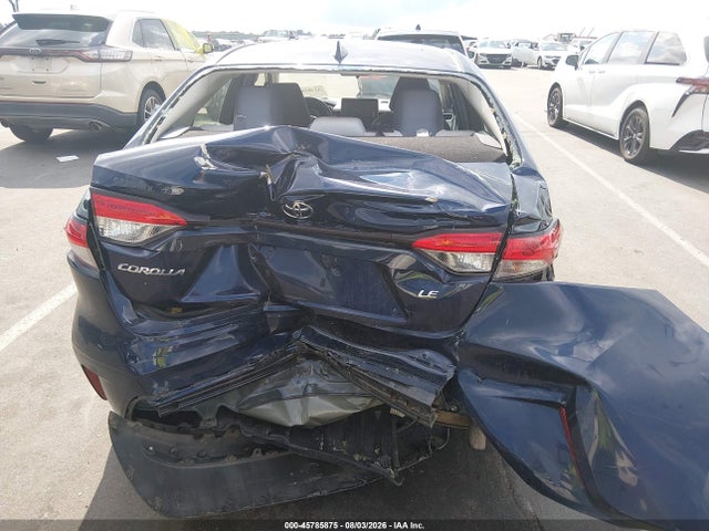 45785875 :رقم المزاد ، JTDEPRAE0LJ027777 vin ، 2020 Toyota Corolla Le مزاد بيع
