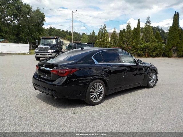 45786054 :رقم المزاد ، JN1EV7BR3PM541724 vin ، 2023 Infiniti Q50 Luxe Awd مزاد بيع