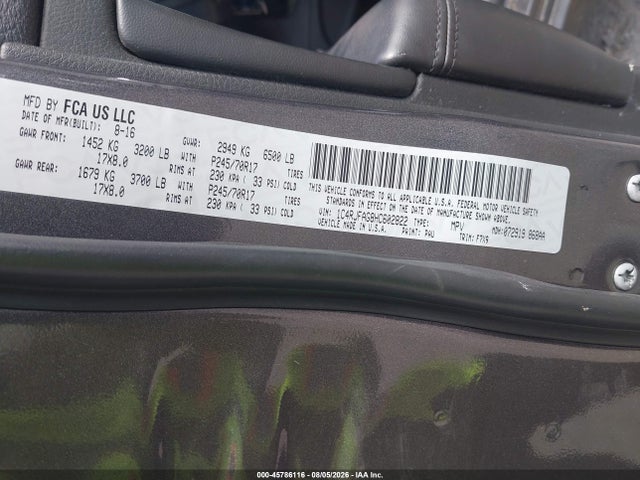 Продажа на аукционе авто 2017 Jeep Grand Cherokee Laredo, vin: 1C4RJFAG8HC602822, номер лота: 45786116
