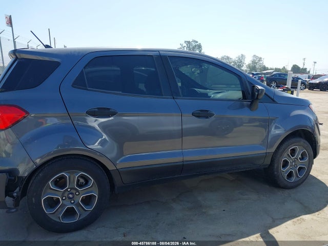 2021 Ford Ecosport S მანქანა იყიდება აუქციონზე, vin: MAJ3S2FE5MC400863, აუქციონის ნომერი: 45786188