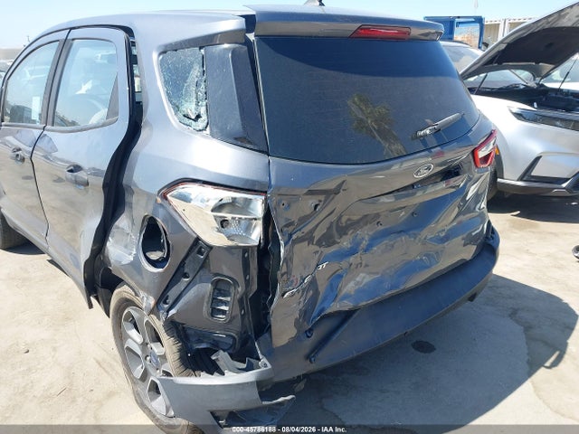 2021 Ford Ecosport S მანქანა იყიდება აუქციონზე, vin: MAJ3S2FE5MC400863, აუქციონის ნომერი: 45786188