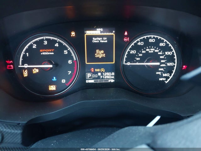 45786454 :رقم المزاد ، JF2SKARC7MH576795 vin ، 2021 Subaru Forester Sport مزاد بيع