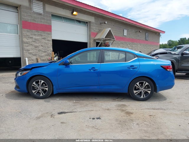2022 Nissan Sentra Sv Xtronic Cvt მანქანა იყიდება აუქციონზე, vin: 3N1AB8CVXNY237647, აუქციონის ნომერი: 45786528