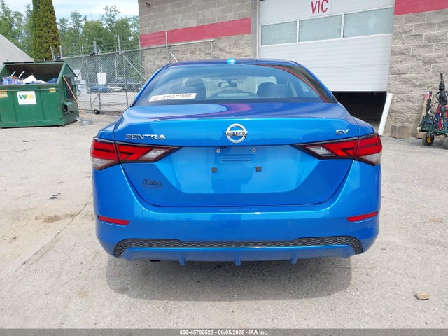 2022 Nissan Sentra Sv Xtronic Cvt მანქანა იყიდება აუქციონზე, vin: 3N1AB8CVXNY237647, აუქციონის ნომერი: 45786528